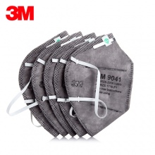 3M 9041耳戴式有机蒸气异味及防颗粒物活性炭防护口罩